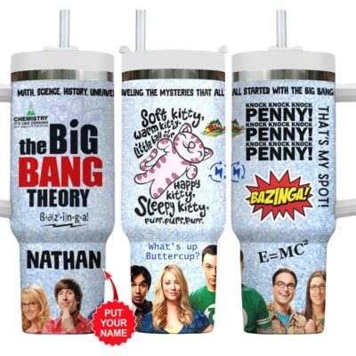 Bazinga Soft The Big Bang Theory Stanley Tumblers 40z