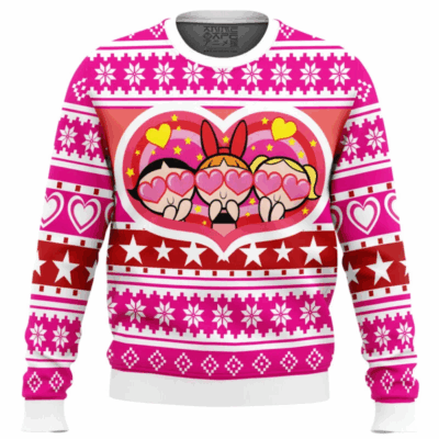 Love Eyes The Powerpuff Girls Ugly Sweaters