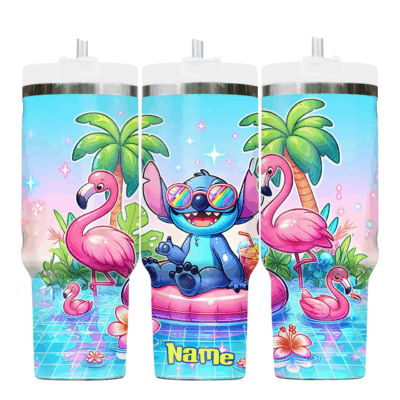 Tropical fun Lilo & Stitch Stanley Tumblers 40z
