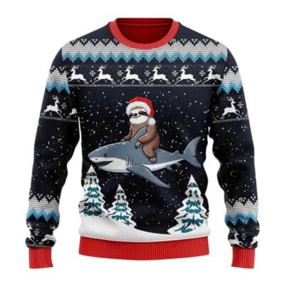 Christmas Jaws Ugly Sweaters
