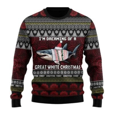 Christmas Jaws Ugly Sweaters