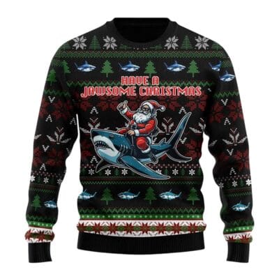 Christmas Jaws Ugly Sweaters