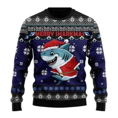 Christmas Jaws Ugly Sweaters