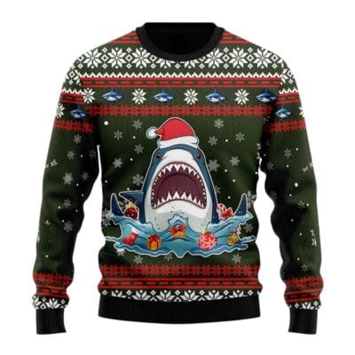 Christmas Jaws Ugly Sweaters