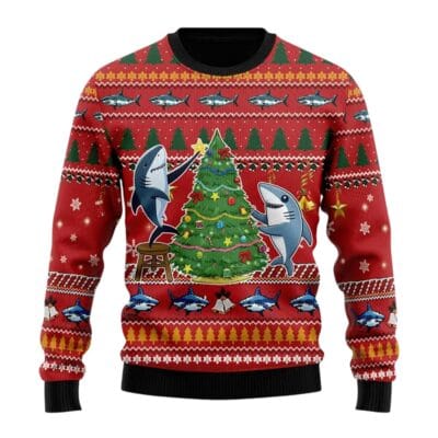 Christmas Jaws Ugly Sweaters