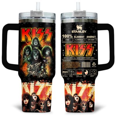 Rock and roll all night Kiss Stanley Tumblers 40z