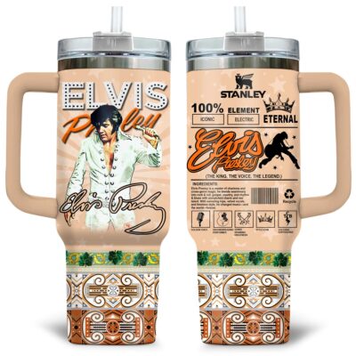 King of Rock 'n' Roll Elvis Presley Stanley Tumblers 40z