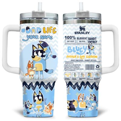 DadLife Bluey Stanley Tumblers 40z