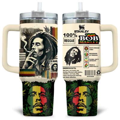 One Love Bob Marley Stanley Tumblers 40z