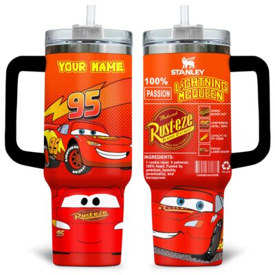 Rust-eze Lightning McQueen Stanley Tumblers 40z