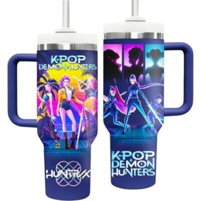 Electrifying KPop Demon Hunters Stanley Tumblers 40z