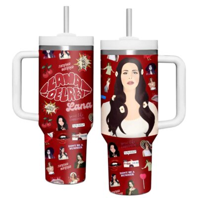 Red Lana Del Rey Stanley Tumblers 40z