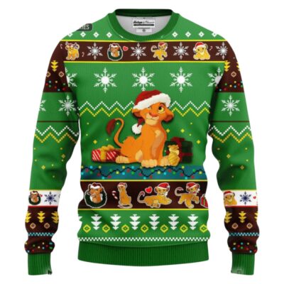 Green The Lion King Ugly Sweaters