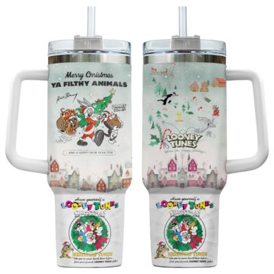 Christmas Looney Tunes Stanley Tumblers 40z