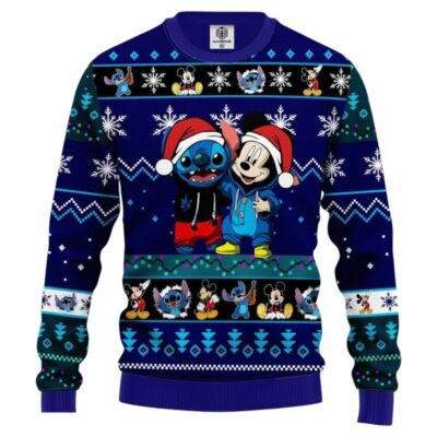 Stitch x Mickey Mouse & Friends Ugly Sweaters