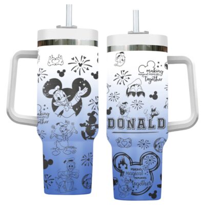 Mickey Mouse & Friends Laser Engraved Stanley Tumblers 40oz