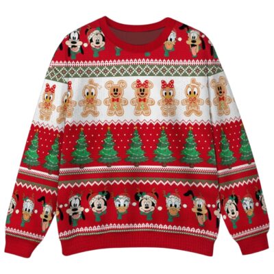 Adorable Disney-themed Mickey Mouse & Friends Ugly Sweaters