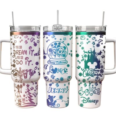Perfect Mickey Mouse & Friends Laser Engraved Stanley Tumblers 40oz