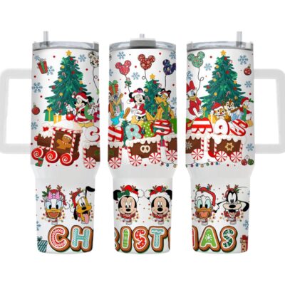 Adorable Christmas Mickey Mouse & Friends Stanley Tumblers 40z