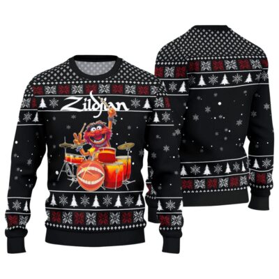 Black The Muppets Ugly Sweaters