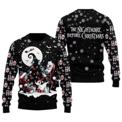 Gathering The Nightmare Before Christmas Ugly Sweaters