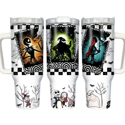 Spooky vibe The Nightmare Before Christmas Stanley Tumblers 40z