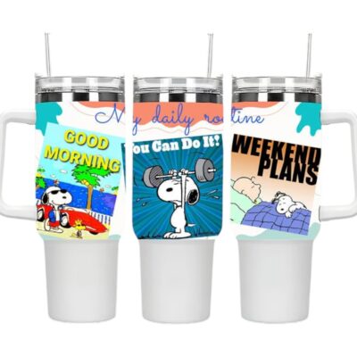 A Day of Snoopy Stanley Tumblers 40z
