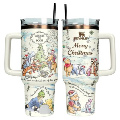 Christmas POOH Stanley Tumblers 40z