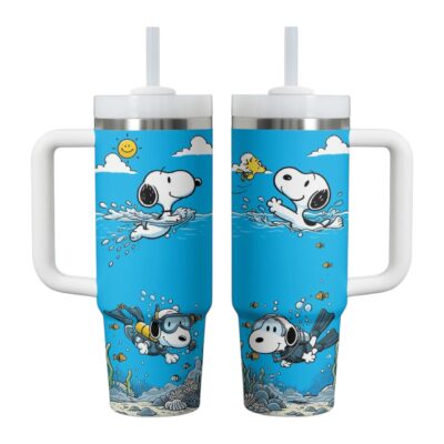 Diving Snoopy Stanley Tumblers 40z