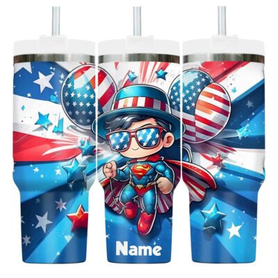 Patriotic Superman Stanley Tumblers 40z