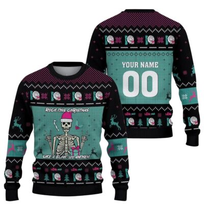 Christmas Blink-182 Ugly Sweaters