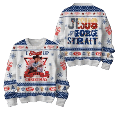 Christmas George Strait Ugly Sweaters