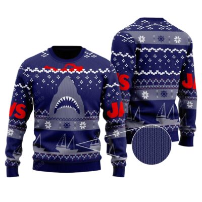 Christmas Jaws Ugly Sweaters
