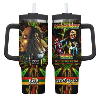 Reggae Legend Bob Marley Stanley Tumblers 40z