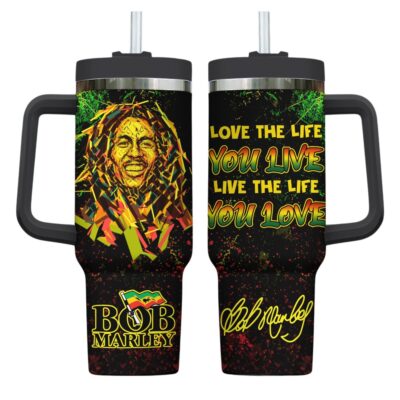 Africa Unite Bob Marley Stanley Tumblers 40z