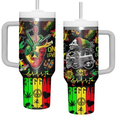 Rasta Bob Marley Stanley Tumblers 40z