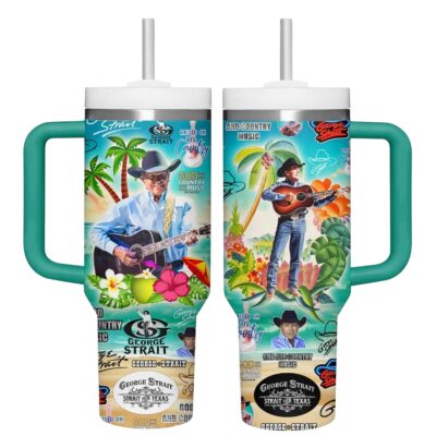 King of Country George Strait Stanley Tumblers 40z