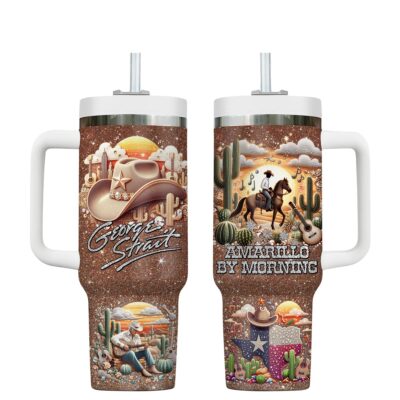 Amarillo By Morning George Strait Stanley Tumblers 40z