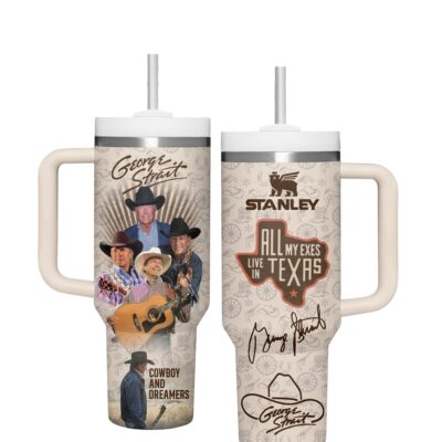 All My Exes Live in Texas George Strait Stanley Tumblers 40z