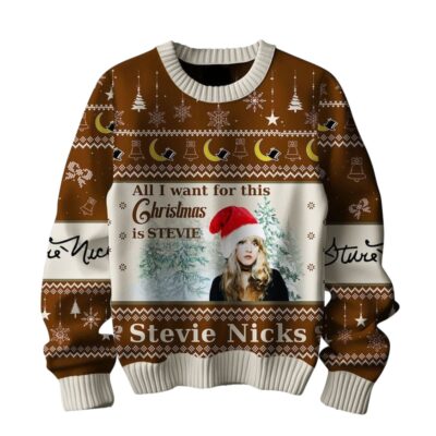 All I want for this Christmas is Stevie Stevie Nicks Ugly Sweaters