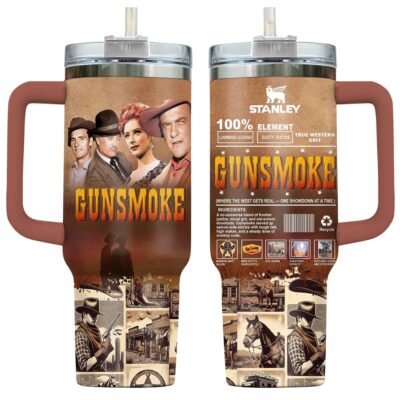 Old West Gunsmoke Stanley Tumblers 40z