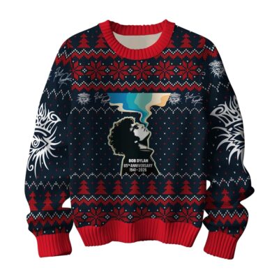 85th Anniversary Bob Dylan Ugly Sweaters