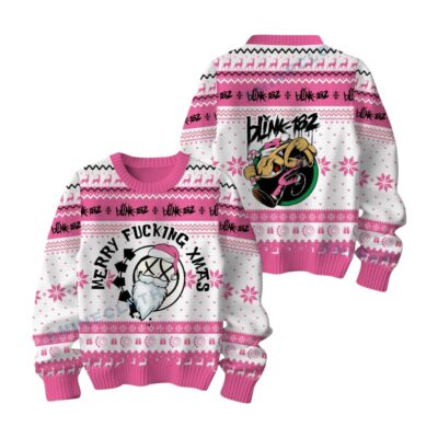 Christmas Blink-182 Ugly Sweaters