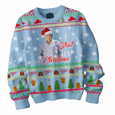 Christmas George Strait Ugly Sweaters