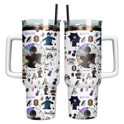 Gothic Wednesday Stanley Tumblers 40z